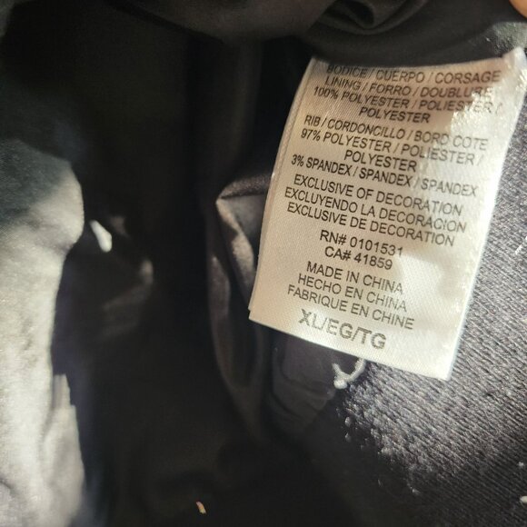 Disney Signed XL Black Sequin Zip-Up Hoodie Jacket - Picture 7 of 10